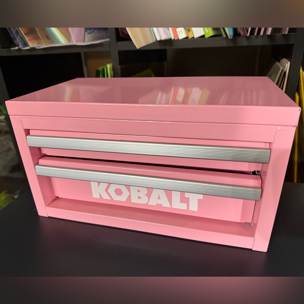 Kobalt Baby Pink Steel Tool Chest Organizer - 2-Drawer